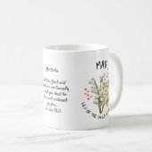 MAI Geburtsmonat Blume Christlicher Individuelle N Kaffeetasse (VorderseiteRechts)