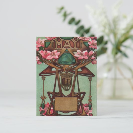Mai - Gemini Postkarte (Stehend Vorderseite)