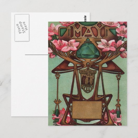 Mai - Gemini Postkarte (Vorne/Hinten)