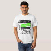 Mai - Gesundheits-Bewusstseins-Monat T-Shirt (Vorne ganz)