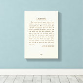 Mai heute gibt es Frieden innerhalb Leinwanddruck (Insitu (Holzboden))