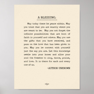 Mai heute gibt es Frieden innerhalb Poster