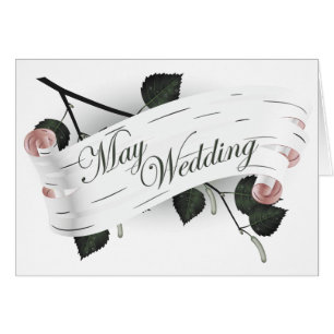 Mai Hochzeit : Blätter der Saison: