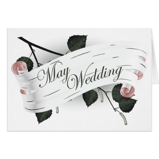 Mai Hochzeit : Blätter der Saison: (Vorderseite (Horizontal))