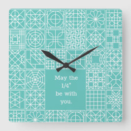 Mai ist das "vierte" mit Ihnen Quadratische Wanduhr