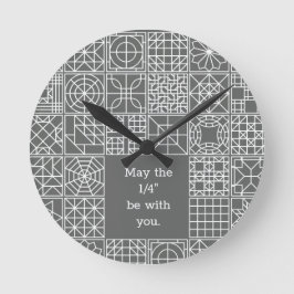 Mai ist das "vierte" mit Ihnen Runde Wanduhr