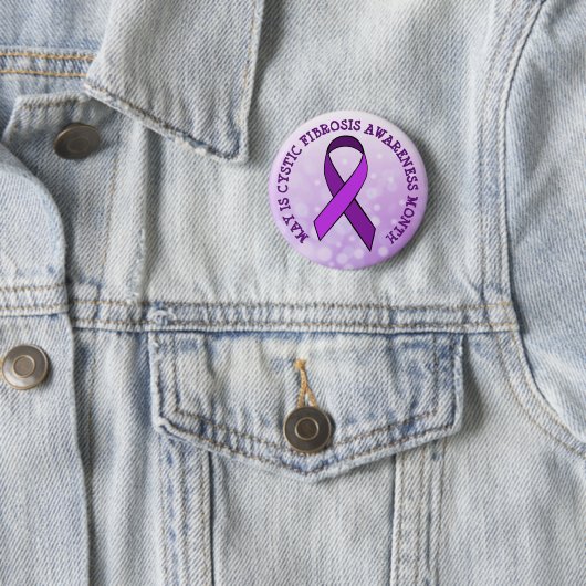 Mai ist der Monat der zystischen Fibrose Button (Beispiel)