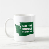 Mai ist der Wald mit Ihnen Washington Kaffeetasse (Links)