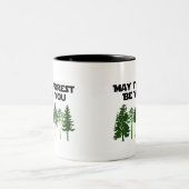 Mai ist der Wald mit Ihnen Zweifarbige Tasse (Mittel)