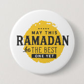 Mai ist dieses Ramadan das beste schon Button (Vorderseite)