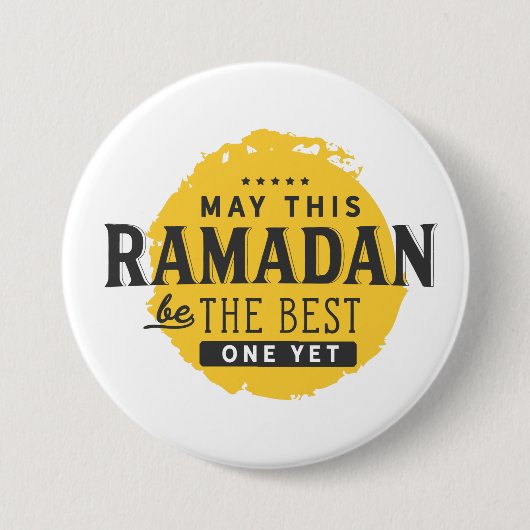 Mai ist dieses Ramadan das beste schon Button (Vorderseite)