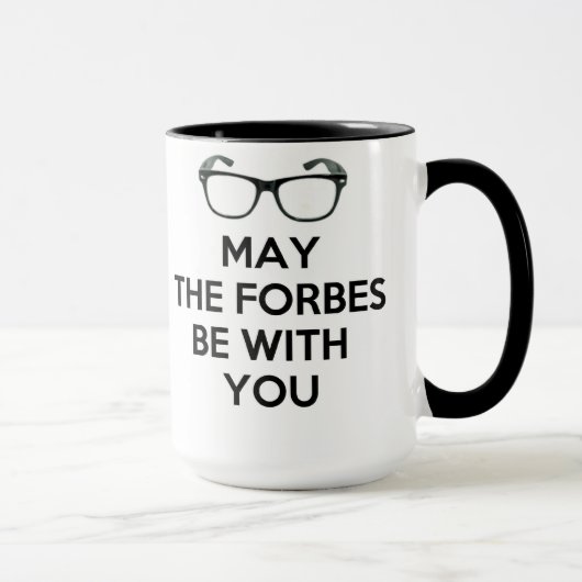 Mai ist Forbes mit Ihnen Schwarzes u. Weiß Tasse (Rechts)