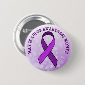 Mai ist Lupus-Aufklärungsmonat Button (Vorne & Hinten)