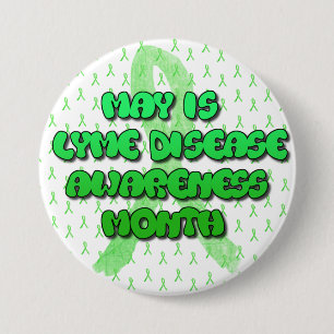 Mai ist Lyme-Borreliose-Aufklärungsmonat Button