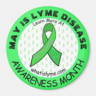 Mai ist Lyme-Borreliose-Bewusstseins-Monats-Magnet Magnet