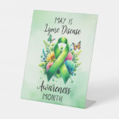 Mai ist Lyme-Krankheit Sockelschild (Vorderseite)