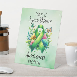 Mai ist Lyme-Krankheit Sockelschild