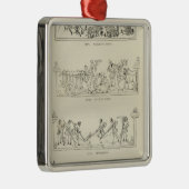 Mai, Juni, Juli und August, von Silbernes Ornament (Rechts)