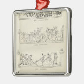 Mai, Juni, Juli und August, von Silbernes Ornament (Links)