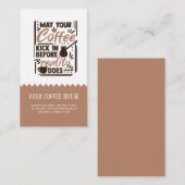 Mai Kaffeekick Visitenkarte (Vorne/Hinten)