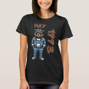 Mai König Grillmeister Bär BBQ-Liebhaber Vatertag T-Shirt