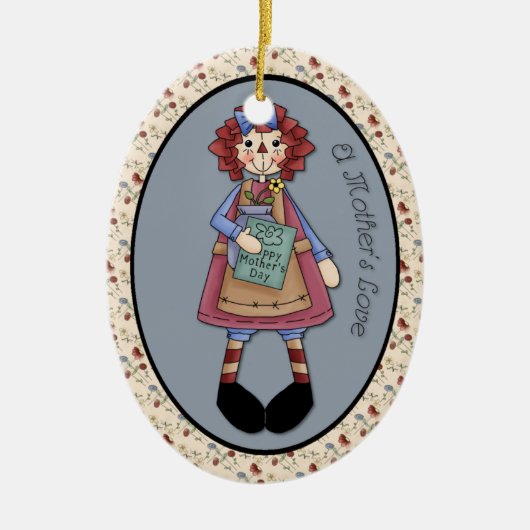 Mai "Liebe einer Mutter" Annie Ornament (Vorne)