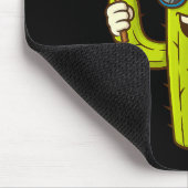 Mai lustig cool Friede Kaktus US-Flagge 4. Juli Mousepad (Ecke)