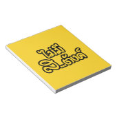 Mai Mee Sa...tang ฿ ich habe KEIN GELD auf Thai ฿ Notizblock (angewinkelt)