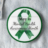 Mai Mental Health Awareness Monat Button