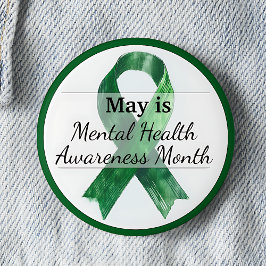 Mai Mental Health Awareness Monat Button