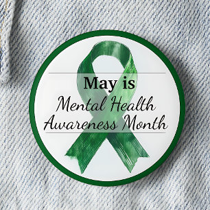 Mai Mental Health Awareness Monat Button