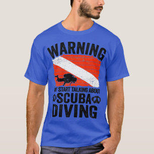 Mai reden über Scuba Diver Down Flag Taucher T-Shirt