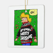 Mai sind- alle Ihre Weihnachtsstrickjacken warm u. Keramikornament (Links)