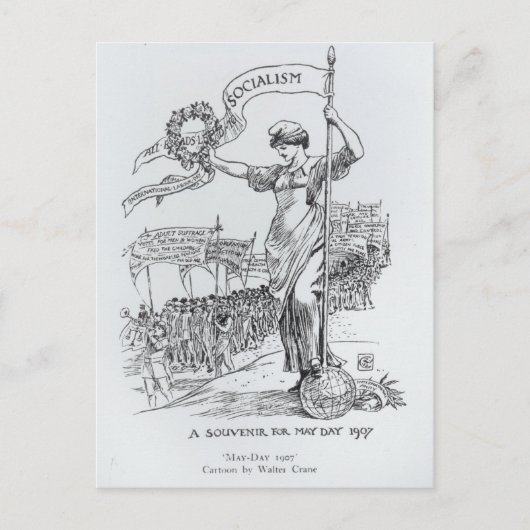 Mai Tag, 1907 Postkarte (Vorderseite)