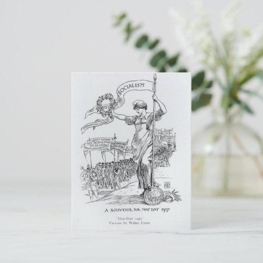 Mai Tag, 1907 Postkarte (Stehend Vorderseite)