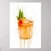 Mai Tai Cocktail Poster (Vorne)