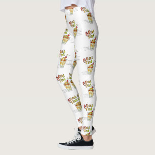 MAI TAI COCKTAIL RECIPART LEGGINGS