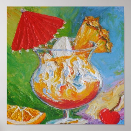Mai Tai Fine Art Poster (Vorne)