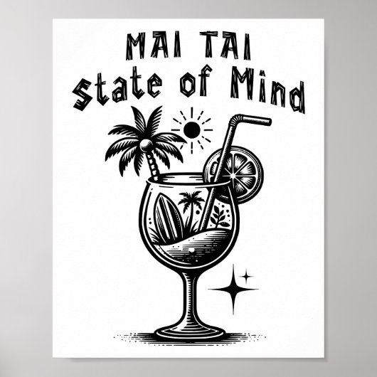 Mai Tai Gemütszustand Poster (Vorne)