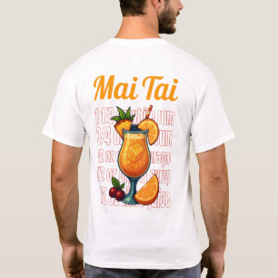 Mai Tai T-Shirt – Tropical Tiki Cocktail