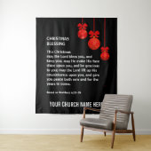 MAI THE LORD BLESS YOU Numbers 6 Christmas Church Wandteppich (Beispiel)