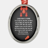 MAI THE LORD BLESS YOU Numbers 6 Christmas Ornament Aus Metall (Links)