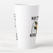 Mai vergeben, nie vergessen Adle Latte Tasse (Vorderseite)