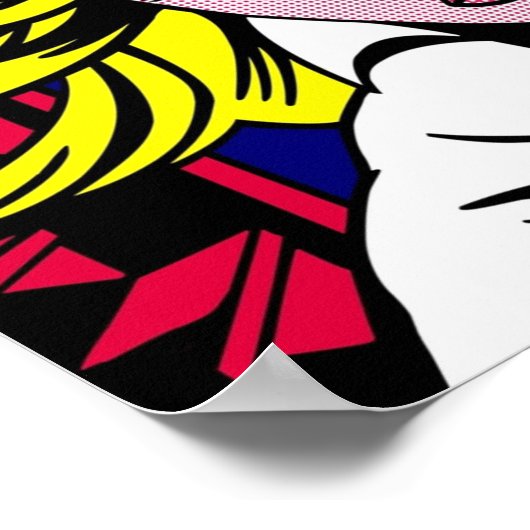 Mai von Roy Lichtenstein Poster (Ecke)