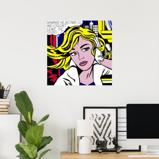 Mai von Roy Lichtenstein Poster (Heimbüro)