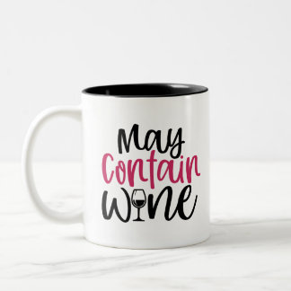 Mai Wein enthalten Zweifarbige Tasse