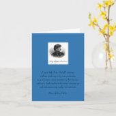 Mai Wright inspirieren Sewall-Sie mich Karte (Gelbe Blume)