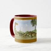 Maiasaura Dinosaurier-Tasse Gregory Paul Tasse (Vorderseite Links)