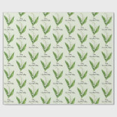 Maiblumen des Maiglöckchens Geschenkpapier (Flach)