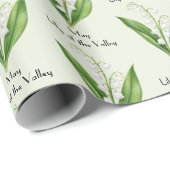 Maiblumen des Maiglöckchens Geschenkpapier (Rolleneckpunkt)